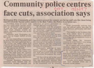 Community police centres face cuts, association says